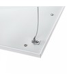 Draadophanging voor 60x60 en 30x120 LED-panelen - 4 st. set, 100cm, zilver