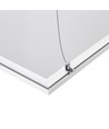 Pendelset voor 60x60 en 30x120 LED panelen - set van 4 stuks, 100cm, zilver, verstelbaar