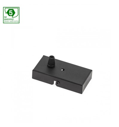 Zwarte montagebox staal - 102x52x22 mm, IP20, 5 jaar garantie