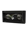Mirora AR111 X2 dubbele opbouwspot - Zwart, rechthoekig, verstelbaar, voor 2x GU10, 29,3 x 14,5 cm