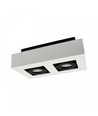 GU10 wandlamp met up/down licht - IP44 buiten, zwart, zonder lichtbron