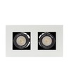 GU10 wandlamp met up/down licht - IP44 buiten, zwart, zonder lichtbron
