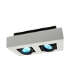 GU10 wandlamp met up/down licht - IP44 buiten, zwart, zonder lichtbron