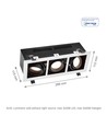 Modern Day Mini GU10 - wit frame, zonder lichtbron