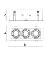 Modern Day Mini GU10 - wit frame, zonder lichtbron