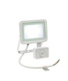 20W breedstraler met sensor - IP44, warm wit, wit, met sensor