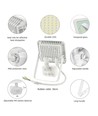 20W breedstraler met sensor - IP44, warm wit, wit, met sensor