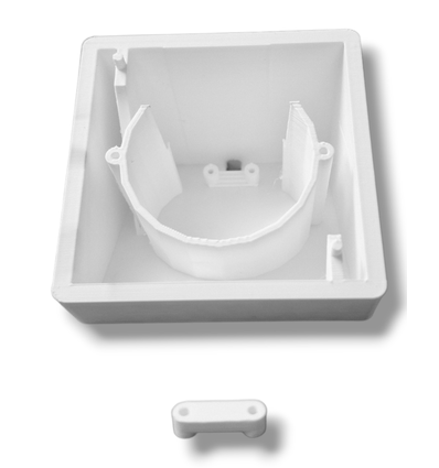 Shelly Wall Display Tafellamp - 35 graden, Wit