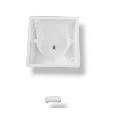 Shelly Wall Display tafelstandaard - 45 graden, Wit