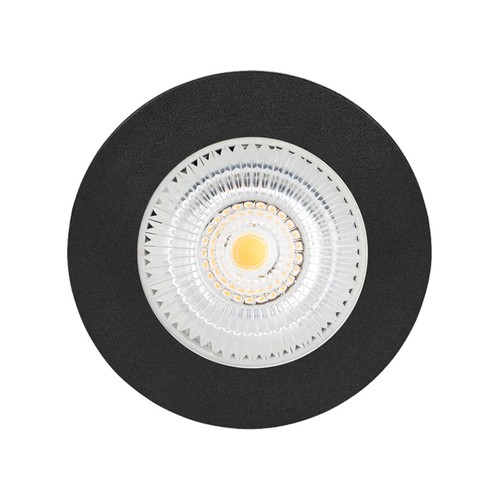 2.8W D1 Gen3 Full Spectrum LED inbouwspot RA97 - Zwart, 2700K