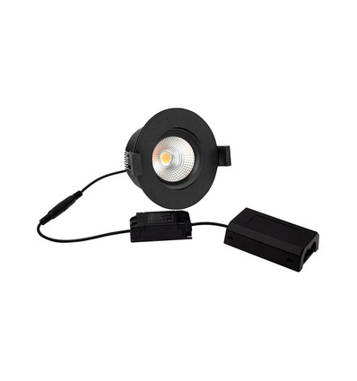 HiluX D8 Tilt360 - Full Spectrum LED Inbouwspot, RA97, 2700K, Zwart