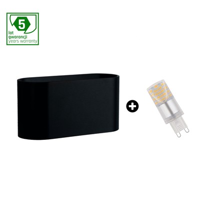 Set: Squalla G9 lamp + 4W LED lamp - 6000K (Koud wit)