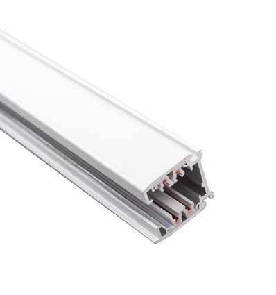 1m 3-fase rails voor spots - Wit, Spectrum