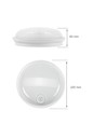20W LED Technic lamp - IP54, IK07, Rond, 4000K, PIR-sensor