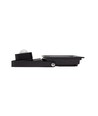 30W LED breedstraler met sensor - 6000K (Koud wit), zwart
