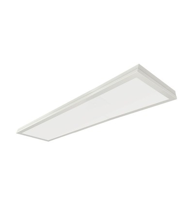 120x30 LED-paneel, 40W - 110lm/W, ingebouwd in wit frame