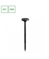 1W solar tuinlamp met prikpen CCT - 3 lichtkleuren, verstelbare hoogte, IP65, zwart