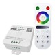 RGBIC-controller met afstandsbediening - Bluetooth, RF draadloos, slanke afstandsbediening, voor IP65 en IP68 RGBIC