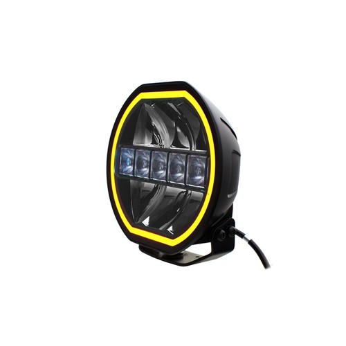 108W 7'' Beam HEXA, LED verstraler - E-keurmerk, dual positielicht, werklamp