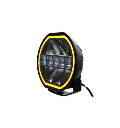 108W 7'' Beam HEXA, LED verstraler - E-keurmerk, dual positielicht, werklamp