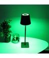 Oplaadbare LED tafellamp Binnen/buiten - RGB+CCT, touch dimbaar, IP54 buiten