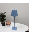 Oplaadbare LED tafellamp Binnen/buiten - Lichtblauw, touch dimbaar, CCT, IP54 buiten