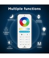 Gledopto RGB+CCT touch afstandsbediening - 6 zones, batterij