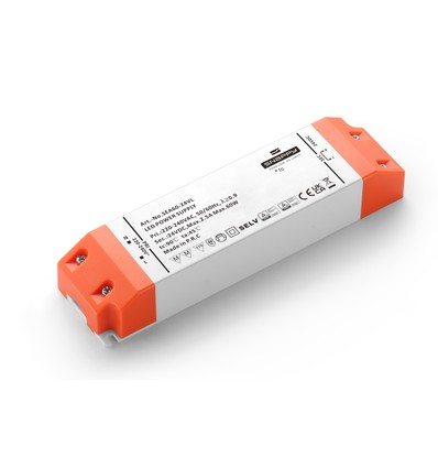 Snappy 60W / 24V DC voeding - 2,5A, IP20 binnenshuis