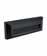 6W Encanta Asymmetric CCT wandlamp - IP54, zwart, 750lm, 3 lichtkleuren, gevel/buiten