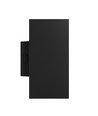 18W Torre up/down wandlamp - IP54 buiten, CCT, vierkant, 3 lichtkleuren, zwart, incl. lichtbron
