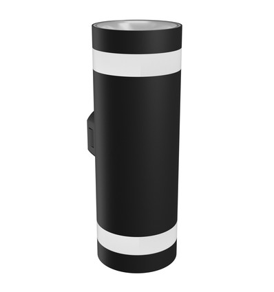 18W Torre ring wandlamp - IP54 buiten, Rond, CCT, Zwart, Up/down, 3 lichtkleuren, incl. lichtbron