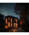 18W Torre ring wandlamp - IP54 buiten, Rond, CCT, Zwart, Up/down, 3 lichtkleuren, incl. lichtbron