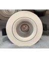 6W Ø9cm inbouwspot dimbaar RA90 - 12-24V, gat: Ø7,5 cm, afmetingen: Ø9 cm, witte rand