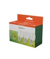 LED lampen E27 1W - 230V, filament, warm wit, helder, Spectrum, 3-pak