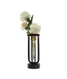 Outlet: Bloemenvase met LED-licht Binnen/buiten - Zwart, dimbaar, IP54 buiten