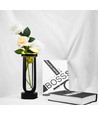 Outlet: Bloemenvase met LED-licht Binnen/buiten - Zwart, dimbaar, IP54 buiten