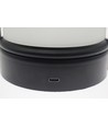Oplaadbare LED tafellamp Binnen/buiten - Zwart, dimbaar, IP54 buiten