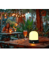 Oplaadbare LED tafellamp Binnen/buiten - Zwart, dimbaar, IP54 buiten