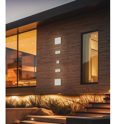 5W CCT wandlamp - IP54 buiten, 10x10cm