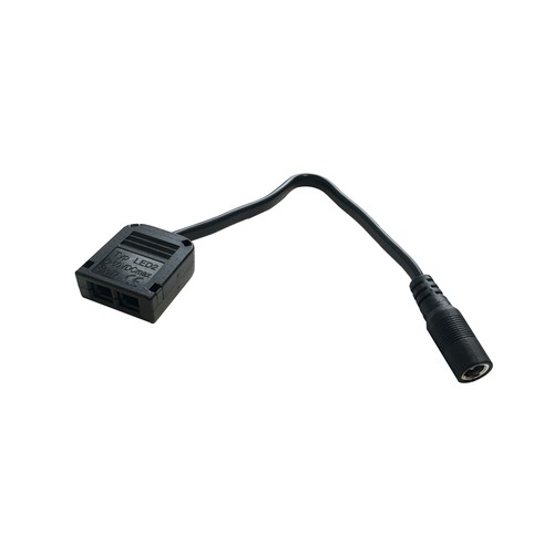 LEDlife Dupont verdeelstuk - Zwart, 2 uitgangen