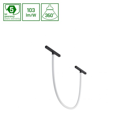 100cm 16W SHIFT Neon Flex voor 48V railsysteem - 3000K, 1640lm, 48V, IP20