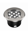 LEDlife inbouwspot - 12W, rond, roestvrij staal, 24V AC/DC