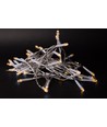 2 m. warm wit LED kerstlichtsnoer - 20 LED, binnen, batterij