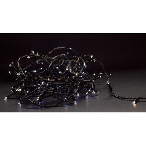 14 m warm wit LED kerstlichtsnoer - 180 LED's, geheugenfunctie, IP44 buiten, 230V