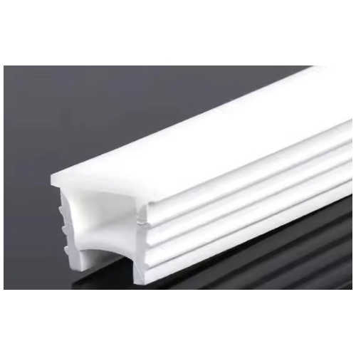 Siliconenprofiel 13x11 voor infrezen - Per meter, gatmaat 10x10mm, geschikt voor 5-8mm brede LED strip