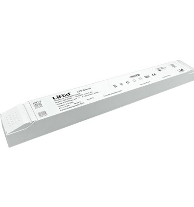 Lifud 150W / 24V DC dimbare voeding - 6.25A, IP20, DALI-interface + push dim, flikkervrij