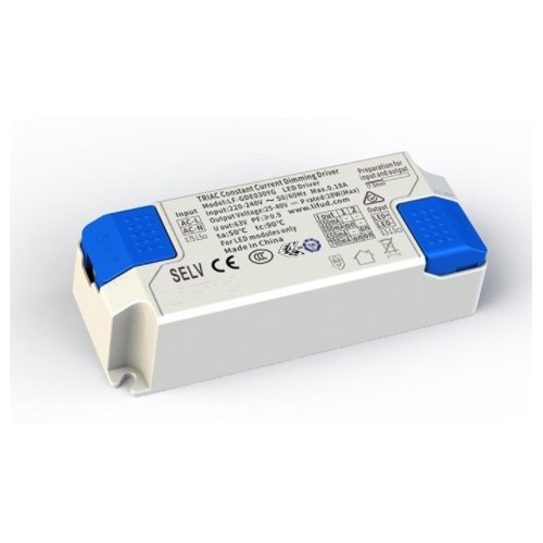 Lifud 30W / 550-700mA dimbare LED driver - 25-40V, Triac fasedimming, flikkervrij