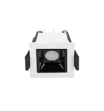 GRID - Model S - Inbouw Grid 47x45x45 mm, 4W, 45° Wit zonder lichtbron