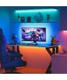 5m 9W/m RGB CLIP-ON LED-strip - 230V, IP67 waterdicht, witte cover, 60 LED