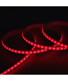 5m 9W/m RGB CLIP-ON LED-strip - 230V, IP67 waterdicht, witte cover, 60 LED